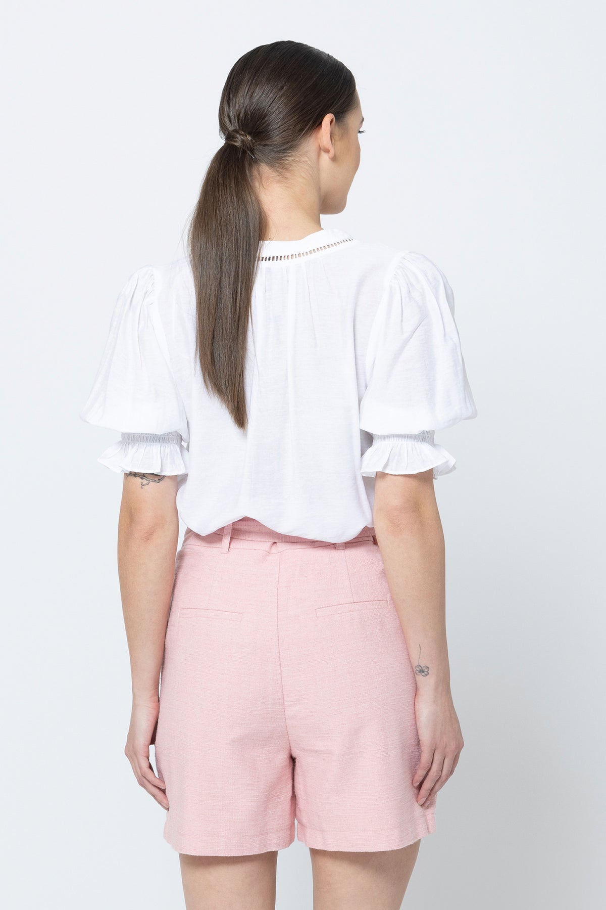 Addyson Top White Texture