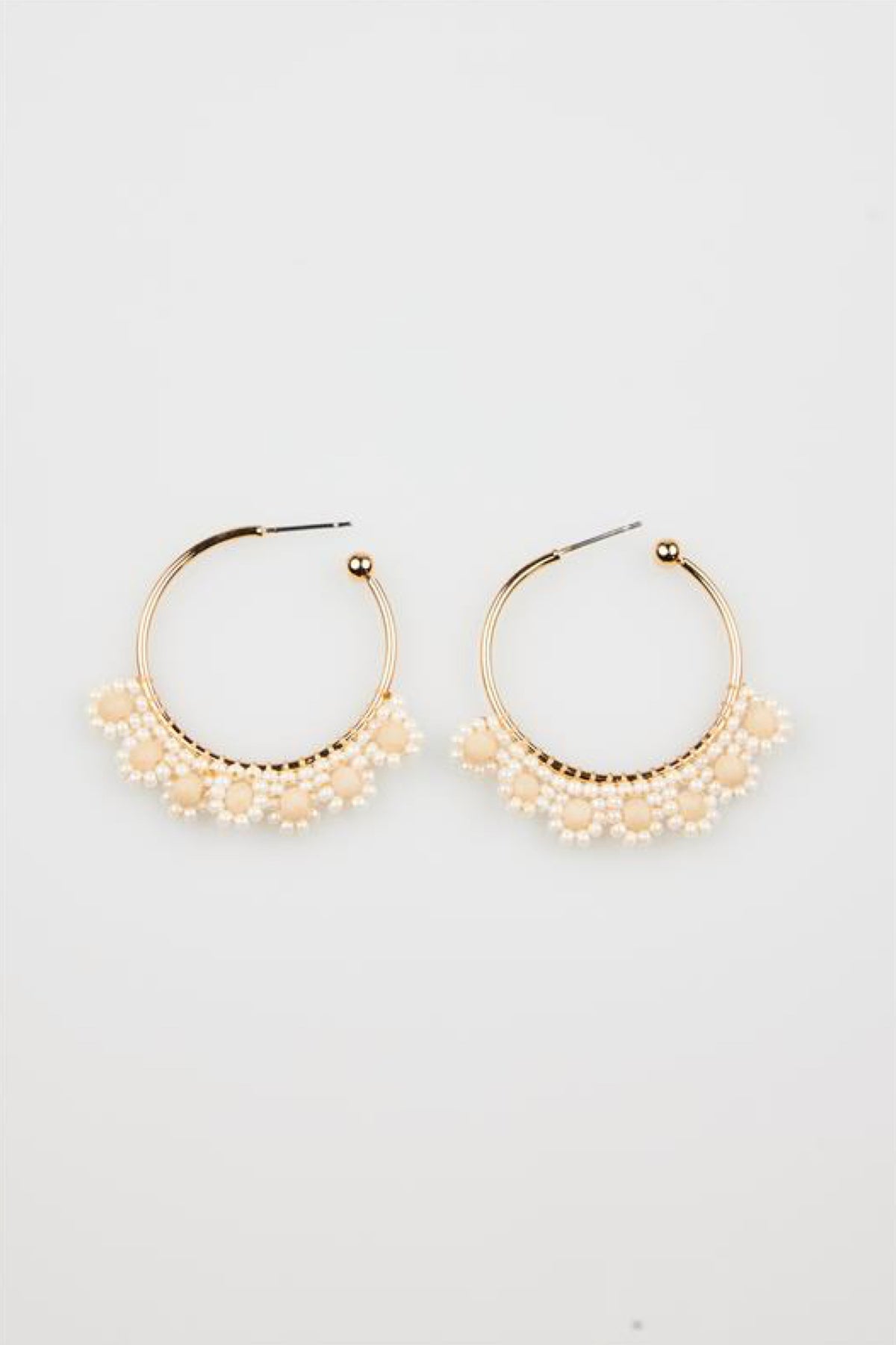 Borella Earrings White