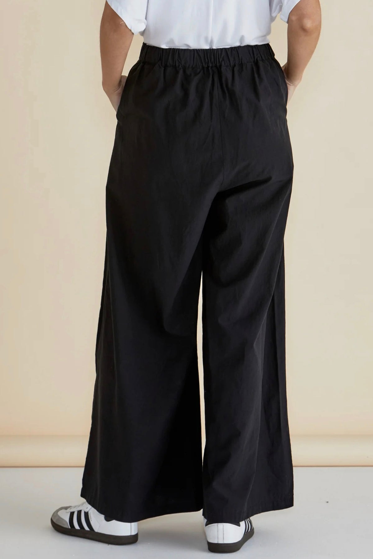 Wendy Wide Leg Pant Black