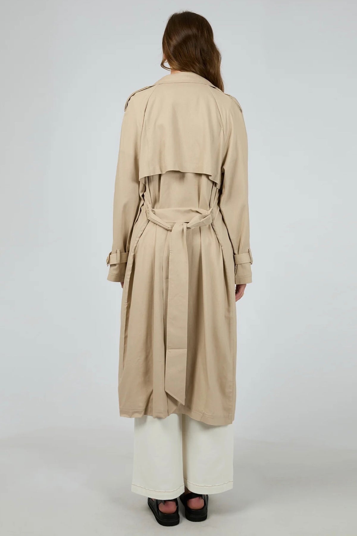 Toledo Trench Coat Bone