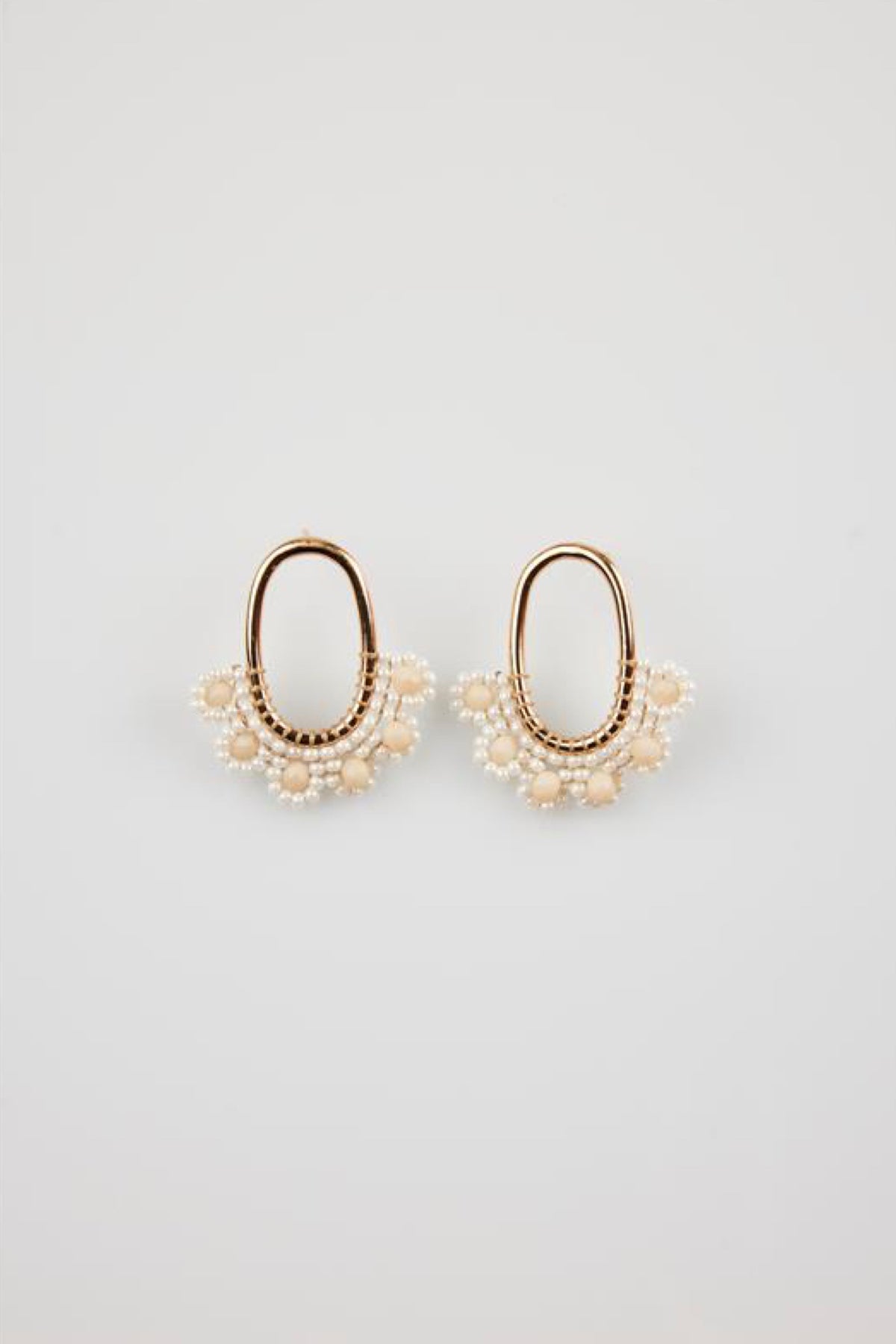 Harissa Earrings White