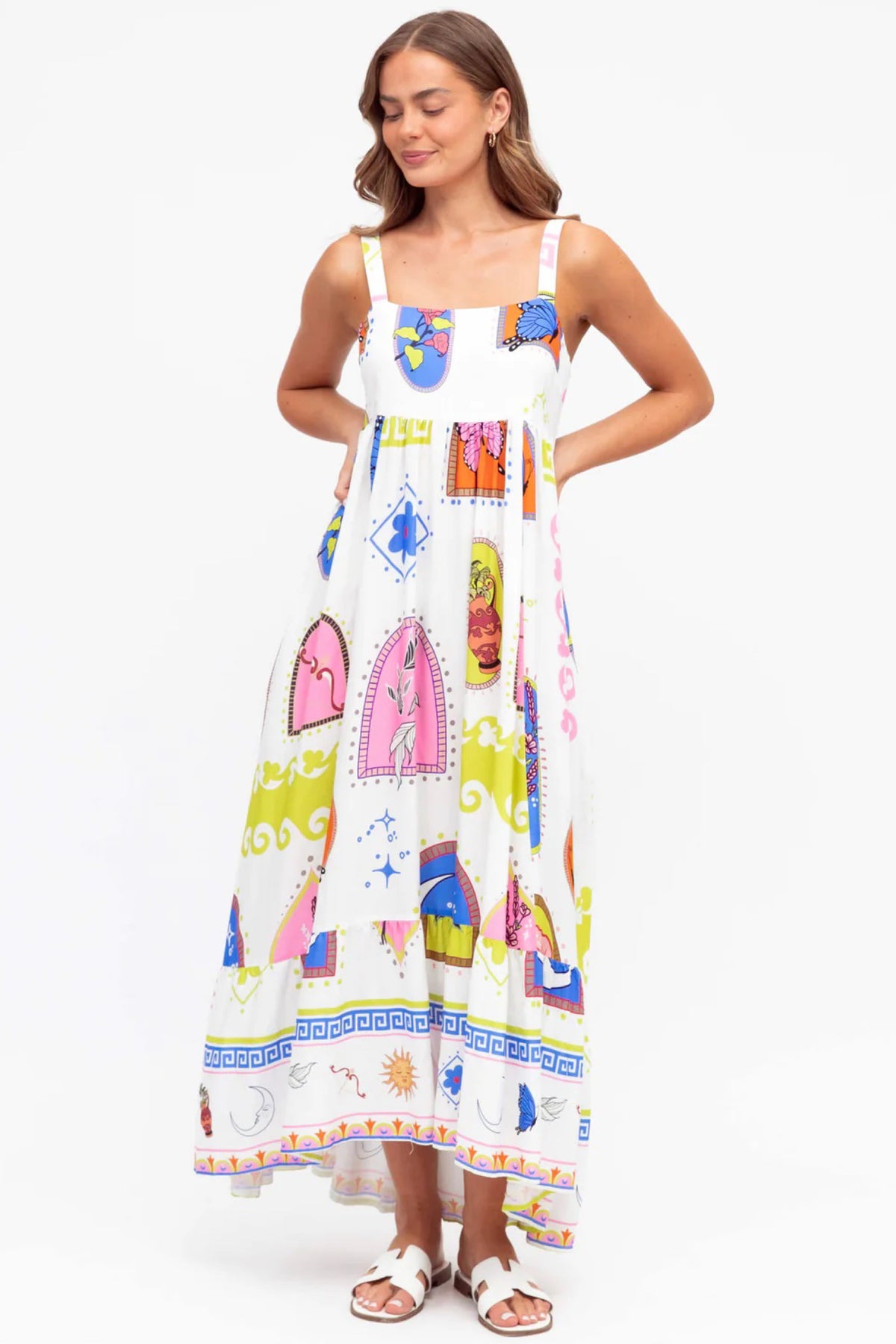 Sunetta White Maxi