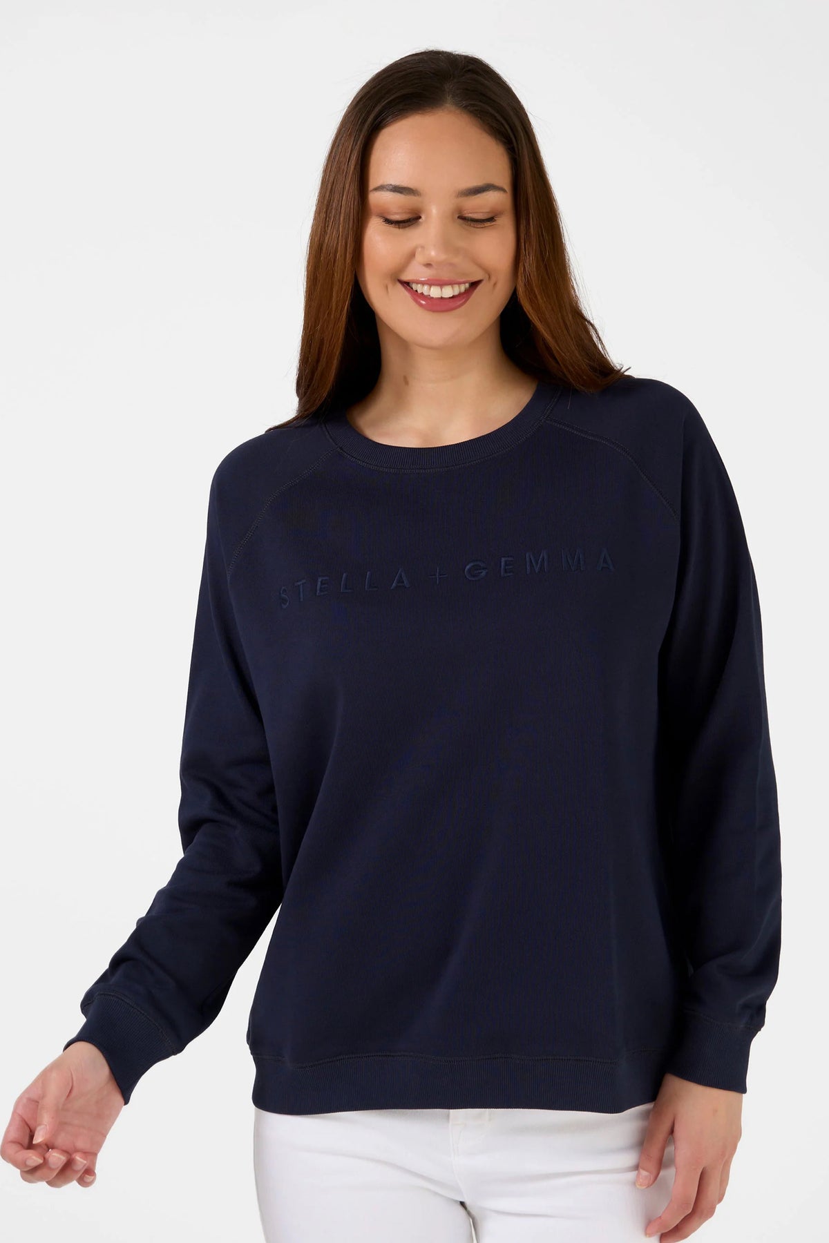 Classic Sweater Logo Navy