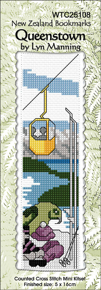 Queenstown Cross Stitch Bookmark