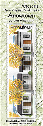 Arrowtown Cross Stitch Bookmark