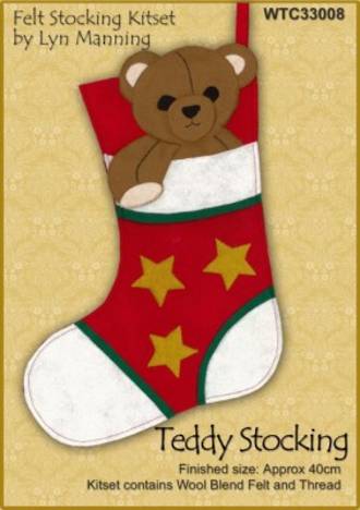 Teddy Felt Stocking Kitset