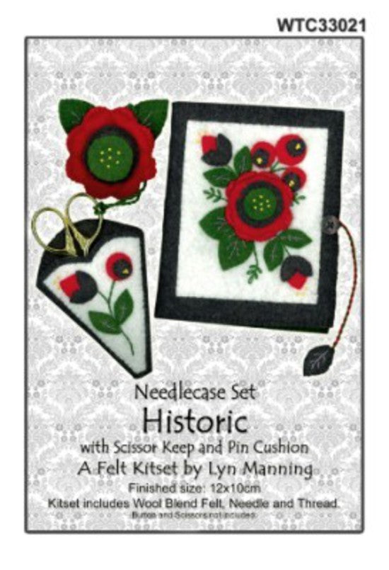 Felt Needlecase Set Historic