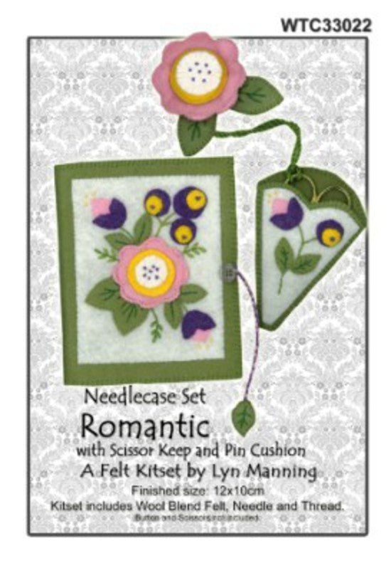 Felt Needlecase Set Romantic