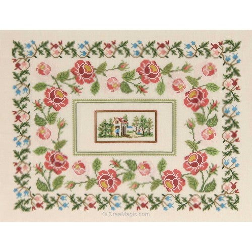 Sampler With Landscape Cross Stitch Kit