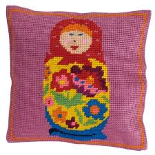 Russian Doll Cushion Tapestry Kit