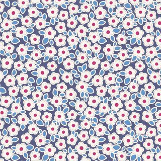 Woodland Carol Blue Fabric