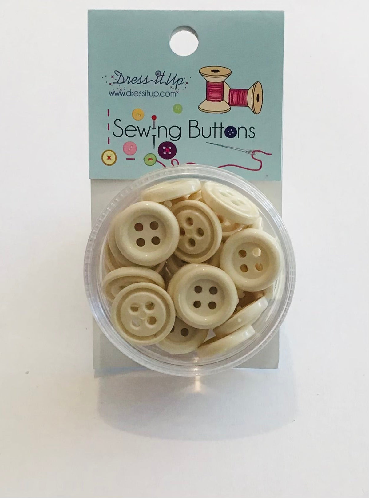 Dress It Up Button - Ivory