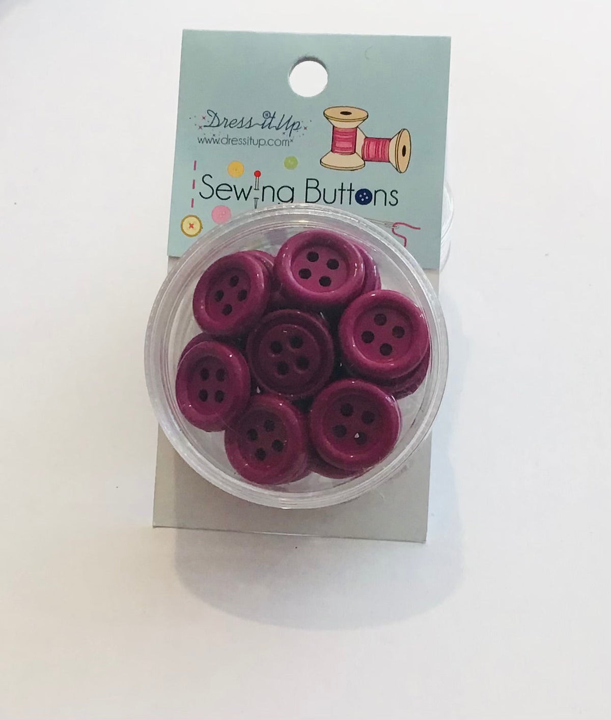 Dress It Up Button - Dark Purple