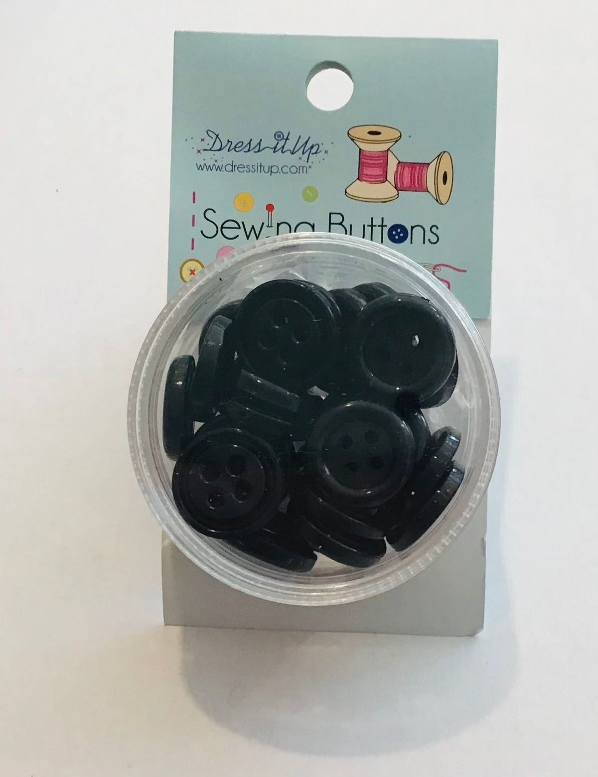 Dress It Up Button - Black