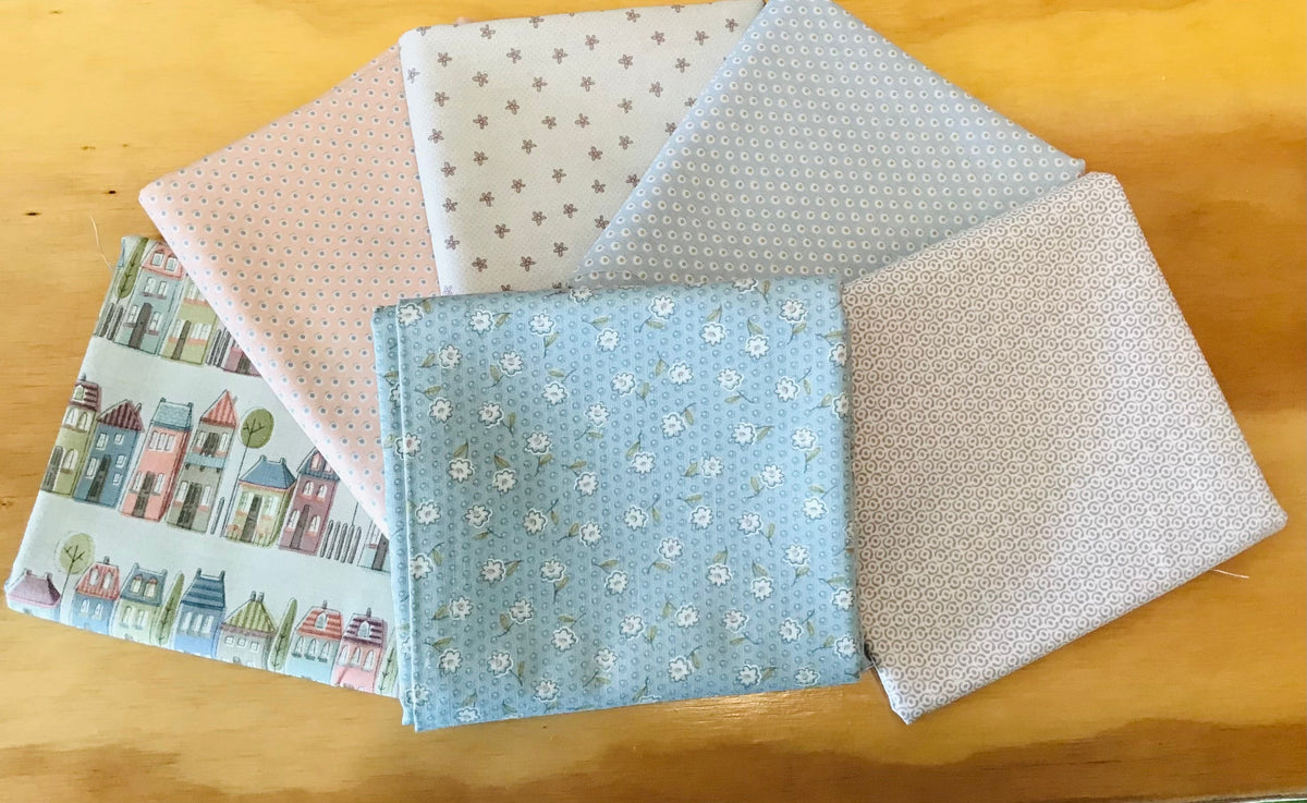 Neighbourhood  Mix Fabric Bundle of 6 #2