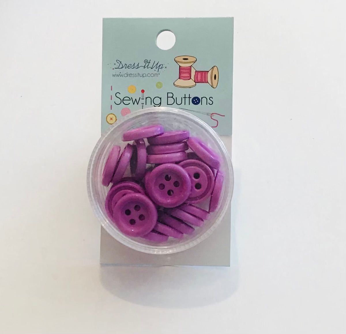 Dress It Up Button - Light Purple