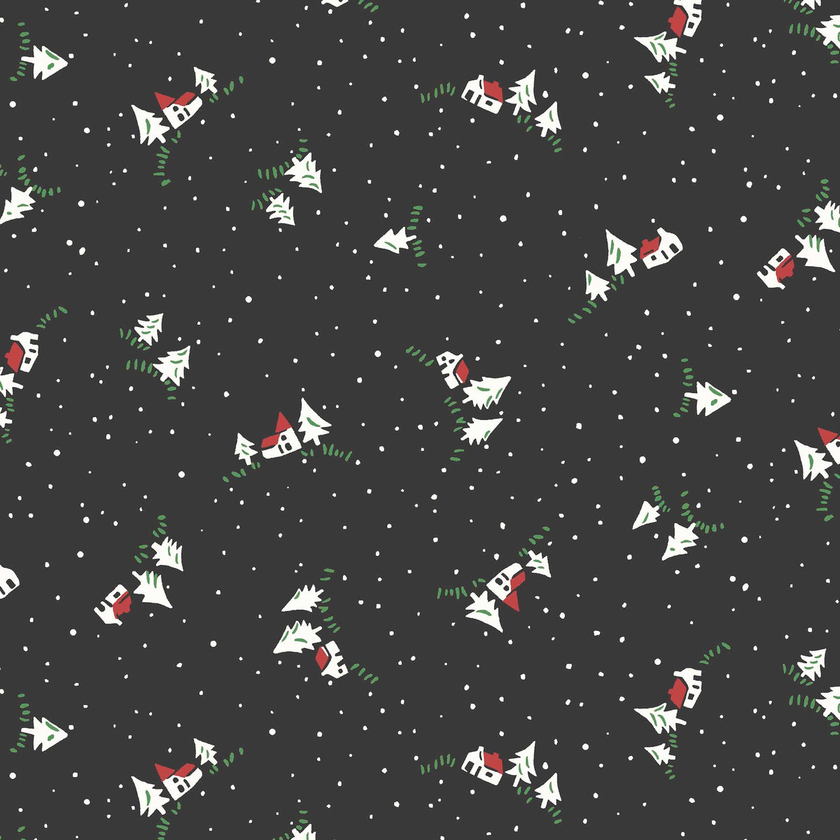 Liberty Christmas Cottage Black