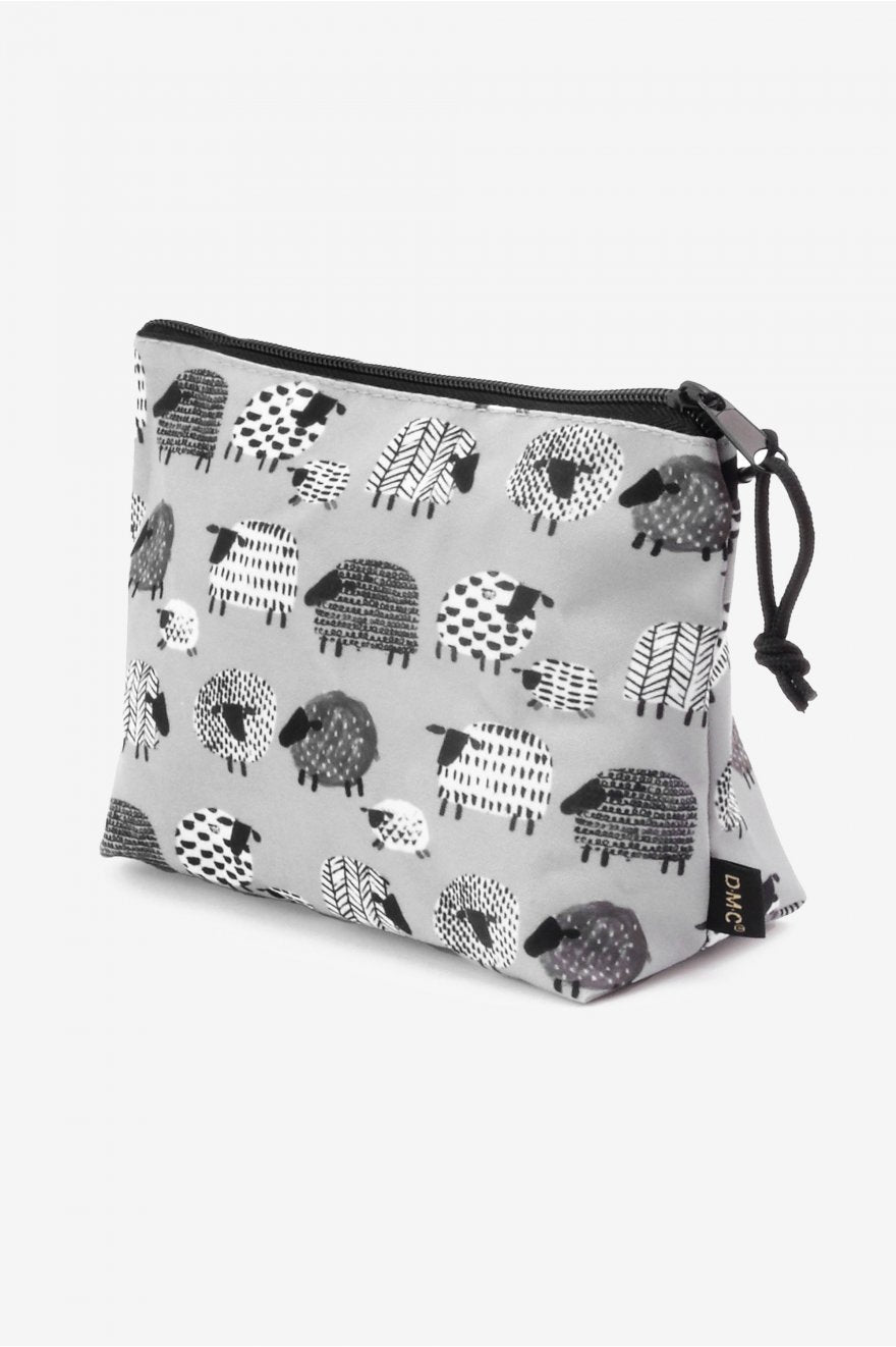 Sheep Zip Bag Grey