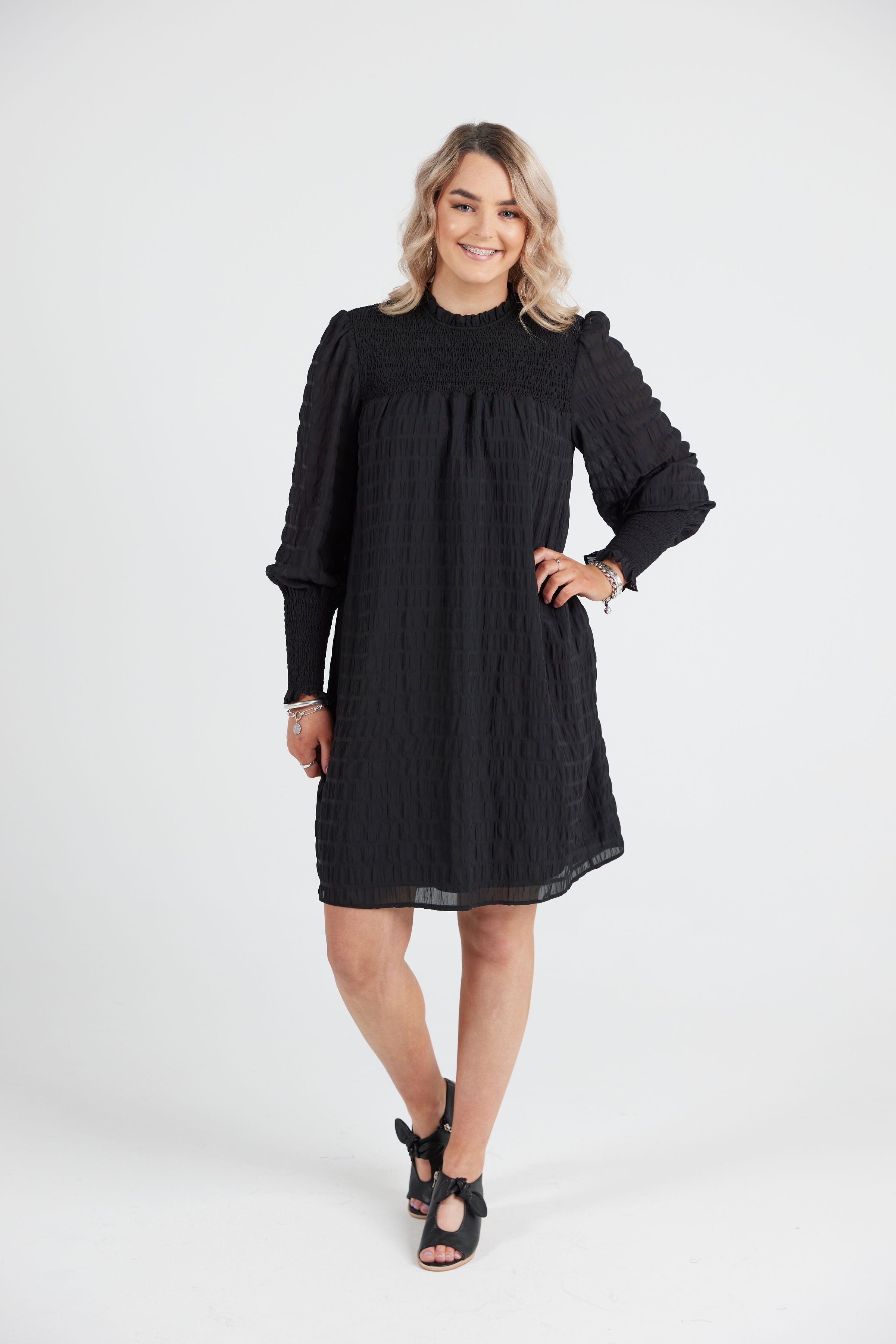 Zion Shift Dress Black EXCLUSIVE TO MINT BOUTIQUE Mint