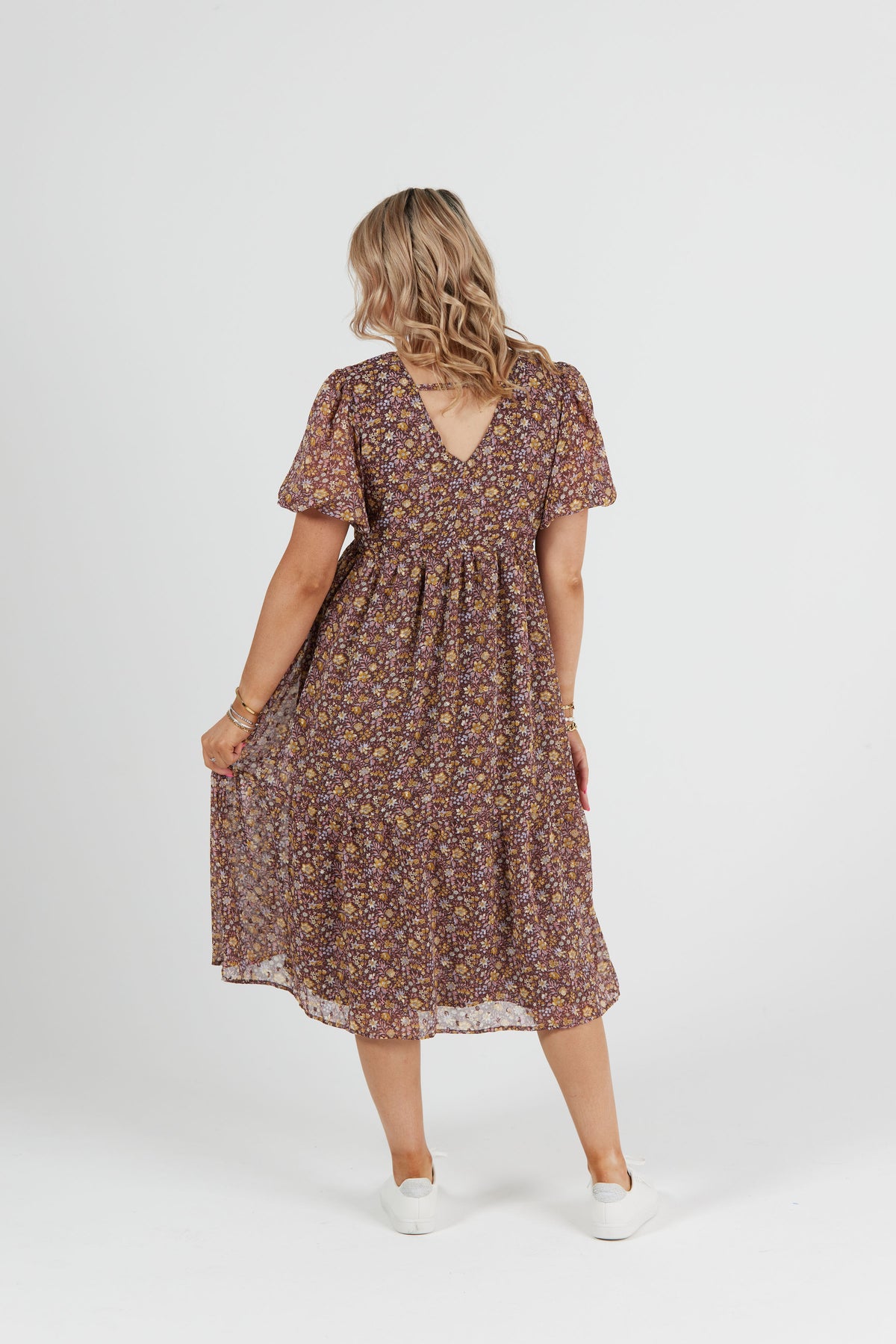 Worthy Midi Dress Bloom