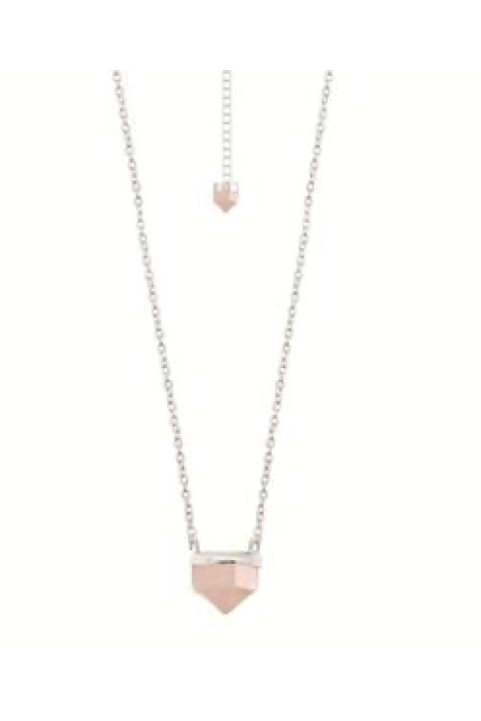 Teardrop Rose Quartz Necklace – Boho Magic Jewelry