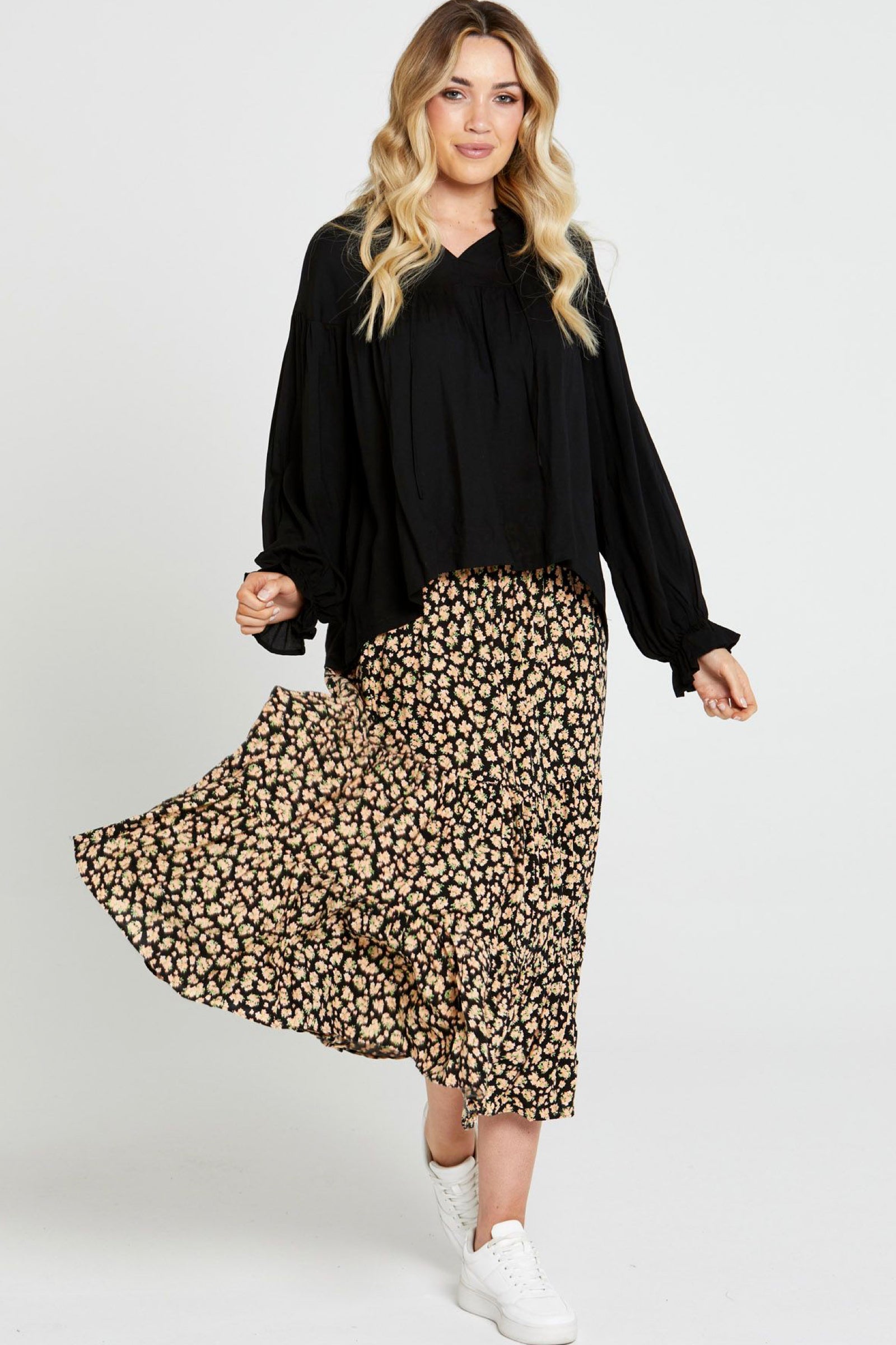 Leopard midi skirt nz sale