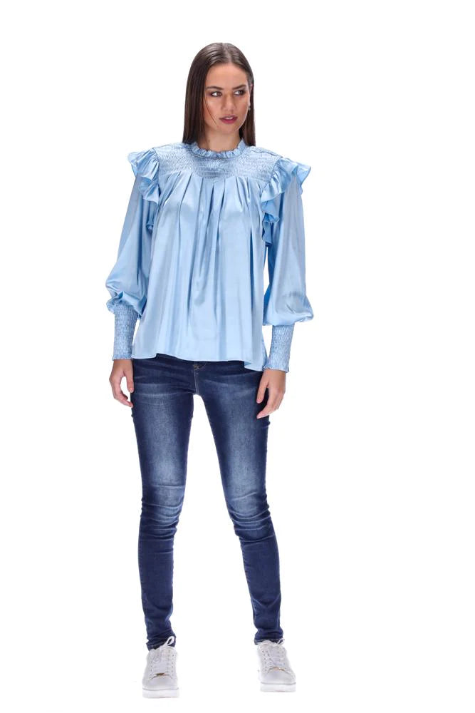 Delilah Blouse Blue